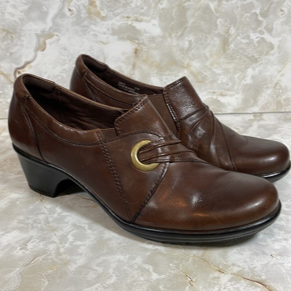 NWOB Clarks Bendables Slip-on Heels